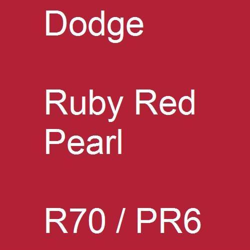 Dodge, Ruby Red Pearl, R70 / PR6.